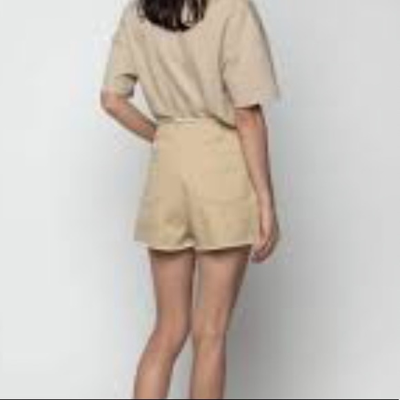 NWT Oak + Fort Vintage Inspired Shorts 4793 in Light Latte | Size 29 - Picture 3 of 9